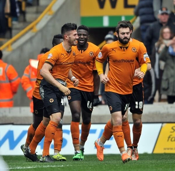 Wolverhampton Wanderers: Danny Batth Scores the Winning Goal Against Peterborough United in Sky Bet League One (05-04-2014, Molineux Stadium)