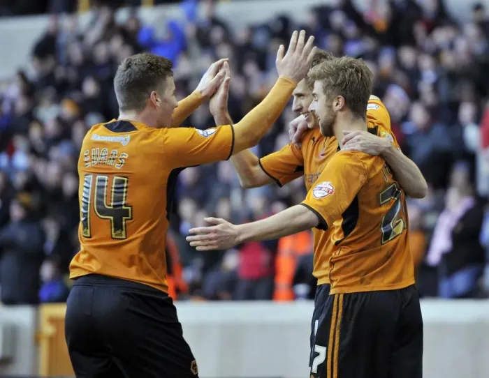 Framed Print : Wolverhampton Wanderers: Edwards Euphoric Goal vs Preston North End (Sky Bet League One)