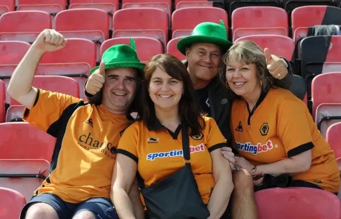 Framed Print : Wolverhampton Wanderers Fans Pre-Season Thrill: Bohemians vs. Wolves Friendly Match in Ireland