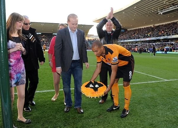 Wolverhampton Wanderers: Honoring David Rob Gitsham - A Tribute in Soccer: Karl Henry Pays Respects (Wolves v Bolton)