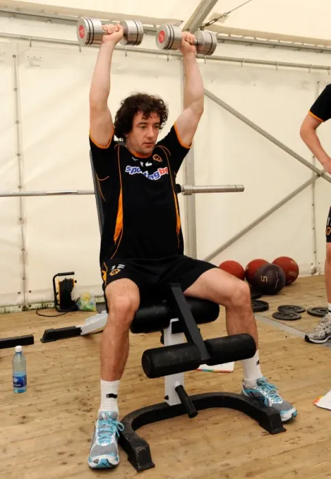 Framed Print : Wolverhampton Wanderers: Intense Weights Training during Pre-Season in Ireland Framed Print : Wolverhampton Wanderers: Intense Weights Training during Pre-Season in Ireland