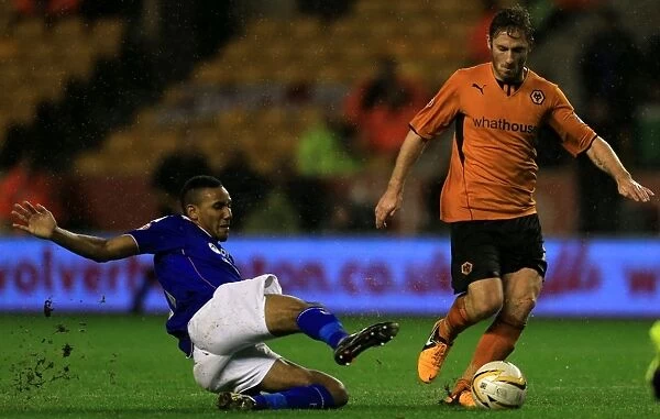 Wolverhampton Wanderers James Henry Dodges Cristian Montano in Sky Bet League One Clash vs Oldham Athletic