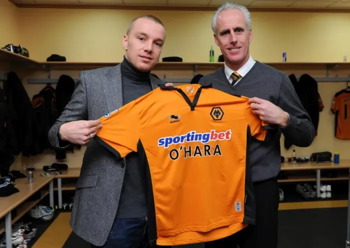 Framed Print : Wolverhampton Wanderers: Jamie O'Hara Joins on Loan from Tottenham Hotspur Under Mick McCarthy's Guidance Framed Print : Wolverhampton Wanderers: Jamie O'Hara Joins on Loan from Tottenham Hotspur Under Mick McCarthy's Guidance