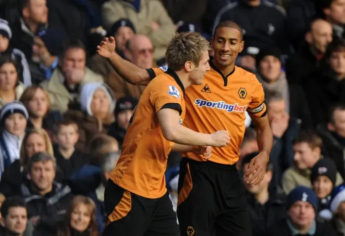 Framed Print : Wolverhampton Wanderers Kevin Doyle Scores Stunning Goal to Put Wolves Ahead of Tottenham in Premier League Framed Print : Wolverhampton Wanderers Kevin Doyle Scores Stunning Goal to Put Wolves Ahead of Tottenham in Premier League