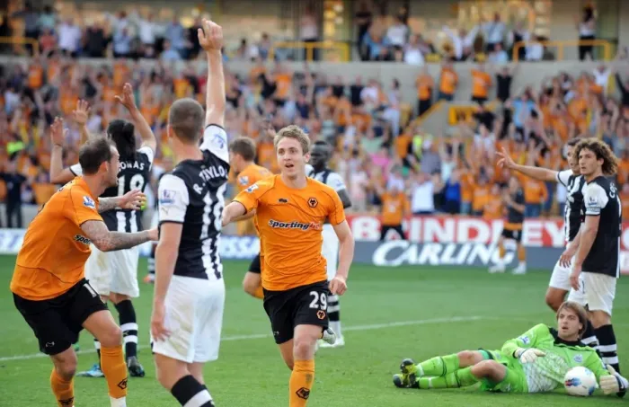 Framed Print : Wolverhampton Wanderers: Kevin Doyle's Controversial Disallowed Goal vs. Newcastle United (Premier League Soccer) Framed Print : Wolverhampton Wanderers: Kevin Doyle's Controversial Disallowed Goal vs. Newcastle United (Premier League Soccer)