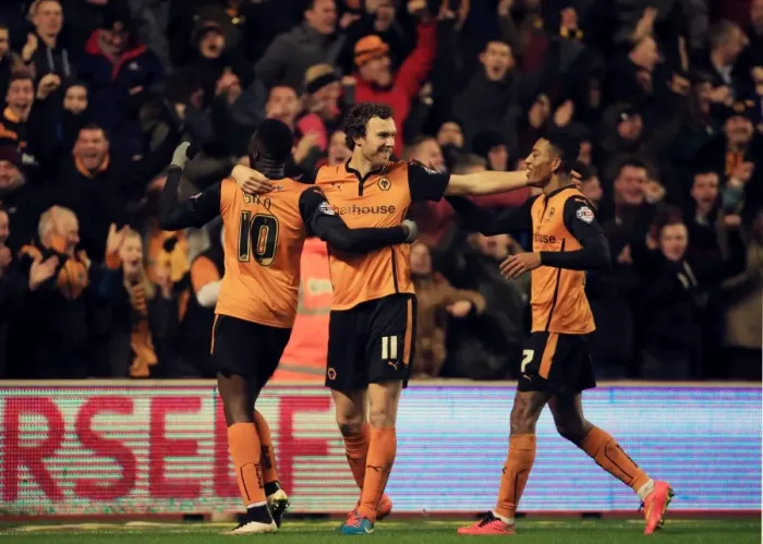 Framed Print : Wolverhampton Wanderers: Kevin McDonald's Double Strikes Down Brentford in Sky Bet Championship Framed Print : Wolverhampton Wanderers: Kevin McDonald's Double Strikes Down Brentford in Sky Bet Championship
