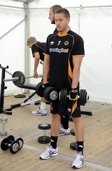 Wolverhampton Wanderers: Michael Kightly at Pre-Season Weights Training in Ireland