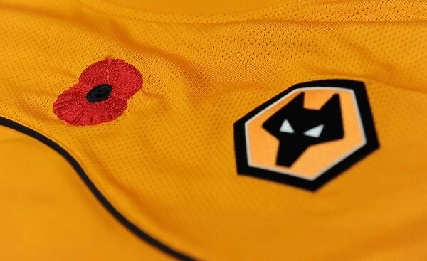 Wolverhampton Wanderers in Poppy Tribute: Wolves vs. Wigan Athletic, Premier League