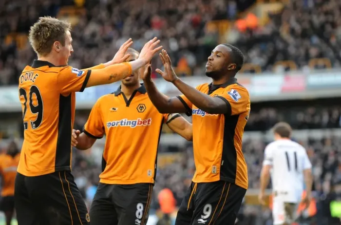 Framed Print : Wolverhampton Wanderers Premier League Glory: Sylvan Ebanks-Blake's Hat-Trick Seals 3-0 Victory Framed Print : Wolverhampton Wanderers Premier League Glory: Sylvan Ebanks-Blake's Hat-Trick Seals 3-0 Victory