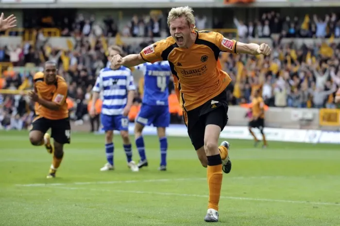 Framed Print : Wolverhampton Wanderers Richard Stearman Scores First Goal Against Doncaster Rovers in Championship Match (May 3, 2009)
