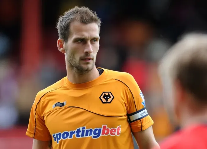 Framed Print : Wolverhampton Wanderers Roger Johnson in Action against Crewe Alexandra (Pre-Season Friendly)