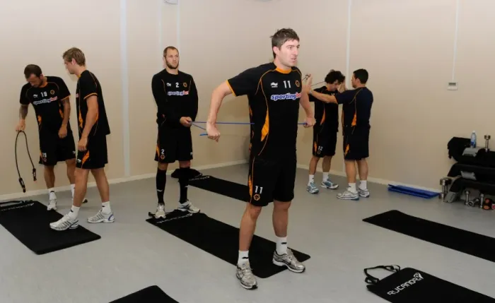 Framed Print : Wolverhampton Wanderers: Stephen Ward's Weight Training during Pre-Season in Ireland Framed Print : Wolverhampton Wanderers: Stephen Ward's Weight Training during Pre-Season in Ireland
