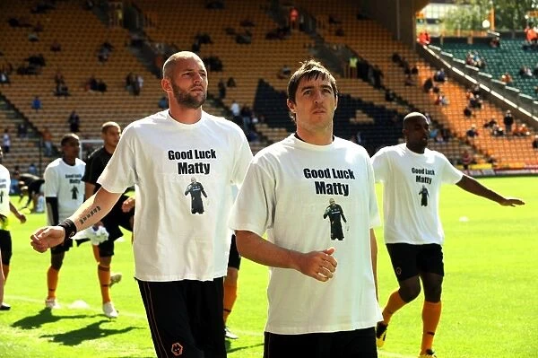 Wolverhampton Wanderers: Van Damme and Ward in Unified Murray Shirts - Wolves vs. Newcastle United, Premier League