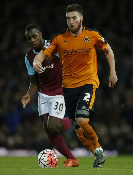 Framed Print : Wolverhampton Wanderers vs. West Ham United: FA Cup Clash at Upton Park - Matt Doherty in Action (Season 2015-16) Framed Print : Wolverhampton Wanderers vs. West Ham United: FA Cup Clash at Upton Park - Matt Doherty in Action (Season 2015-16)
