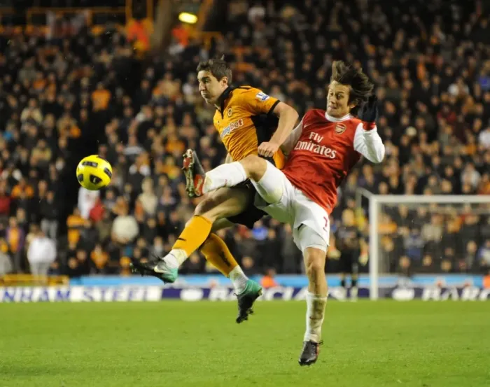 Framed Print : Wolverhampton Wanderers vs Arsenal: A Football Giants Clash - Stephen Ward vs Tomas Rosicky Framed Print : Wolverhampton Wanderers vs Arsenal: A Football Giants Clash - Stephen Ward vs Tomas Rosicky