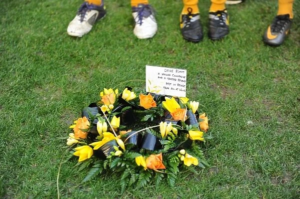Wolverhampton Wanderers vs Aston Villa Tribute Match: In Memory of Dave Plant - Wreath of Remembrance