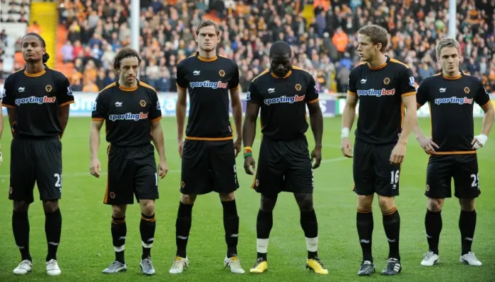Framed Print : Wolverhampton Wanderers vs. Blackpool: Premier League Showdown - The Wolves Line-up Framed Print : Wolverhampton Wanderers vs. Blackpool: Premier League Showdown - The Wolves Line-up