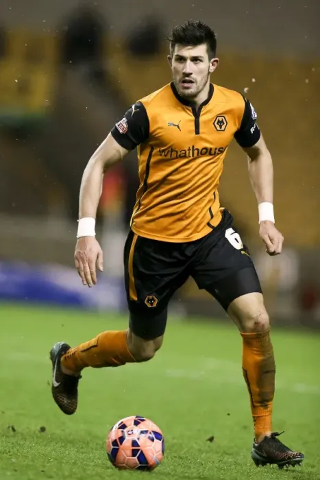 Framed Print : Wolverhampton Wanderers vs Fulham: FA Cup Third Round Replay Showdown at Molineux - Danny Batth's Determined Moment Framed Print : Wolverhampton Wanderers vs Fulham: FA Cup Third Round Replay Showdown at Molineux - Danny Batth's Determined Moment