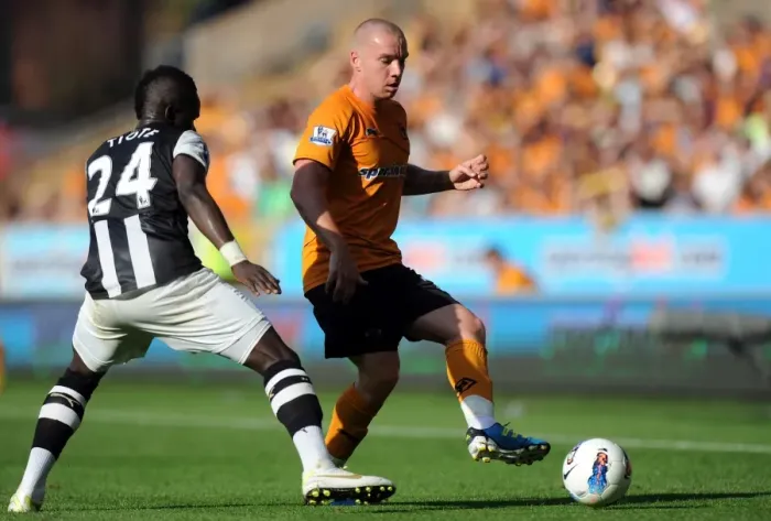 Framed Print : Wolverhampton Wanderers vs Newcastle United: A Premier League Battle - O'Hara vs Tiote Framed Print : Wolverhampton Wanderers vs Newcastle United: A Premier League Battle - O'Hara vs Tiote