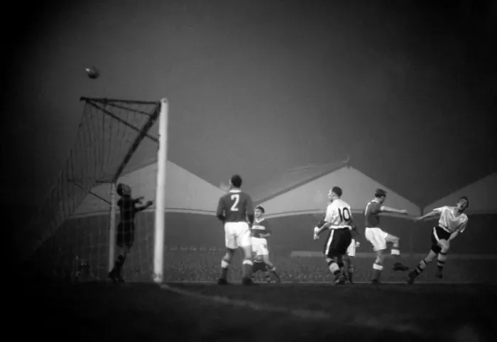 Framed Print : Wolverhampton Wanderers vs Spartak Moscow: Mikhail Yakobovich Piraev Dives as Peter Broadbent's Shot Sails Over the Crossbar Framed Print : Wolverhampton Wanderers vs Spartak Moscow: Mikhail Yakobovich Piraev Dives as Peter Broadbent's Shot Sails Over the Crossbar