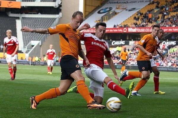 Wolverhampton Wanderers vs Swindon Town: A Fierce Tussle Between Leigh Griffiths and Ryan Mason in Sky Bet League One