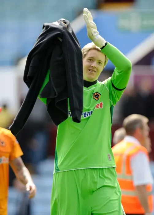 Framed Print : Wolverhampton Wanderers Wayne Hennessey Applauding Fans: A 0-0 Barclays Premier League Draw Against Aston Villa