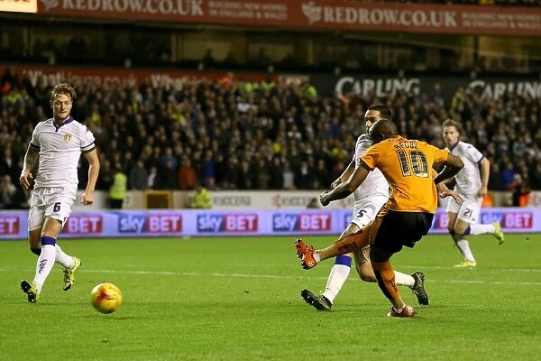 Wolves Benik Afobe Scores First Goal: Wolves vs. Leeds United, Sky Bet Championship