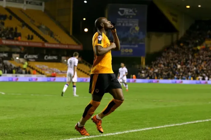 Framed Print : Wolves Benik Afobe Scores First Goal: Wolves vs Leeds United, Sky Bet Championship Framed Print : Wolves Benik Afobe Scores First Goal: Wolves vs Leeds United, Sky Bet Championship
