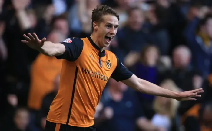Framed Print : Wolves David Edwards Scores the Fourth Goal: Wolves 4- Leeds United (Sky Bet Championship) Framed Print : Wolves David Edwards Scores the Fourth Goal: Wolves 4- Leeds United (Sky Bet Championship)