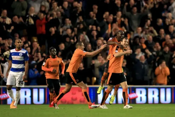Framed Print : Wolves Kevin McDonald Scores Second Goal: Molineux Stadium's Exciting Sky Bet Championship Match vs. Queens Park Rangers Framed Print : Wolves Kevin McDonald Scores Second Goal: Molineux Stadium's Exciting Sky Bet Championship Match vs. Queens Park Rangers
