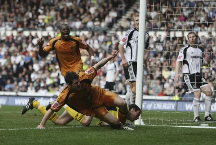 Framed Print : Wolves Matthew Jarvis Scores Stunning Second Goal: Derby County Stunned in Championship (2009) Framed Print : Wolves Matthew Jarvis Scores Stunning Second Goal: Derby County Stunned in Championship (2009)