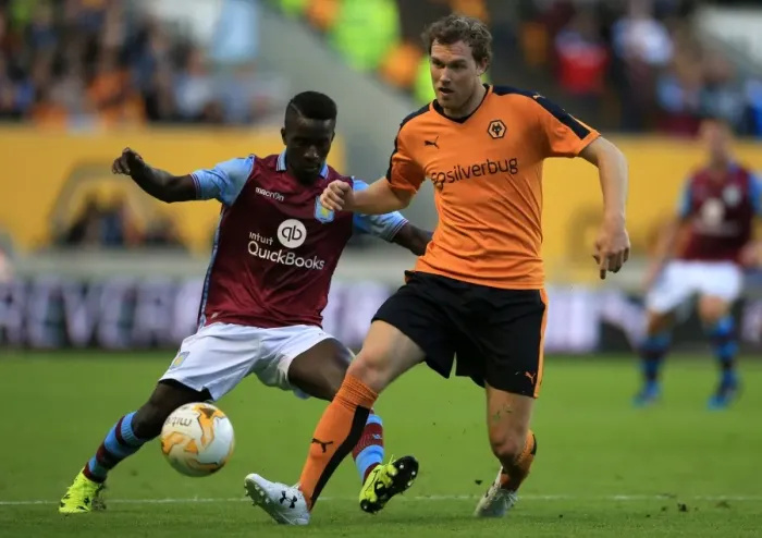 Framed Print : Wolves vs Aston Villa: A Pre-Season Battle - McDonald vs Gueye
