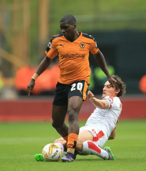 Framed Print : Wolves vs Huddersfield: Intense Battle for Possession - Sheyi Ojo vs Dean Whitehead (Sky Bet Championship) Framed Print : Wolves vs Huddersfield: Intense Battle for Possession - Sheyi Ojo vs Dean Whitehead (Sky Bet Championship)
