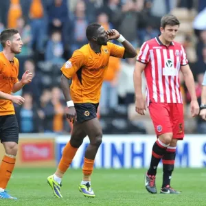 Bakary Sako Scores His Second Goal: Wolverhampton Wanderers vs. Sheffield United (Sky Bet League One, September 2013) Bakary Sako Scores His Second Goal: Wolverhampton Wanderers vs. Sheffield United (Sky Bet League One, September 2013)
