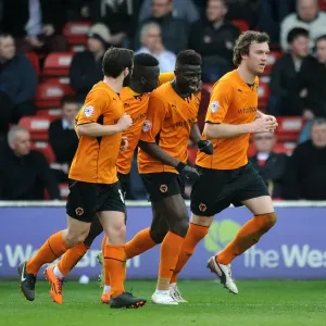 Bakary Sako Scores Thrilling Third Goal for Wolverhampton Wanderers vs. Walsall in Sky Bet League One