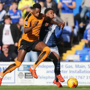 Battle for the Ball: Gray vs. Iorfa in Intense Sky Bet Championship Clash - Birmingham City vs. Wolverhampton Wanderers Battle for the Ball: Gray vs. Iorfa in Intense Sky Bet Championship Clash - Birmingham City vs. Wolverhampton Wanderers