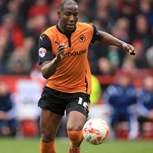 Benik Afobe Scores for Wolves Against Nottingham Forest in Sky Bet Championship Match at City Ground