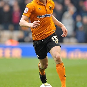 Bjorn Sigurdarson in Action for Wolverhampton Wanderers vs Middlesbrough at Molineux (Npower Championship, 2013)