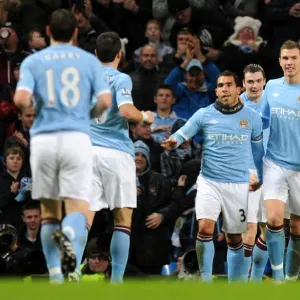 Season 2010-11 Framed Print Collection: Manchester City v Wolves