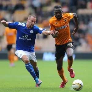 Championship Showdown: Doumbia vs Drinkwater's Battle for Ball Supremacy - Wolverhampton Wanderers vs Leicester City Championship Showdown: Doumbia vs Drinkwater's Battle for Ball Supremacy - Wolverhampton Wanderers vs Leicester City