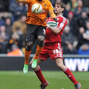 npower Football League Championship Jigsaw Puzzle Collection: Wolverhampton Wanderers v Middlesbrough : Molineux : 30-03-2013
