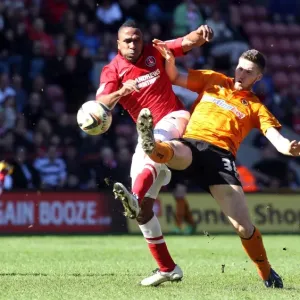 Npower Football League Championship Prints: Charlton Athletic V Wolves : The Valley : 20-04-2013