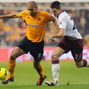Clash between Henry and Clark: Wolverhampton Wanderers vs Aston Villa in the Premier League Clash between Henry and Clark: Wolverhampton Wanderers vs Aston Villa in the Premier League