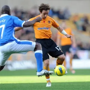 Clash between Hunt and Boyce: Wolverhampton Wanderers vs. Wigan Athletic in Premier League Soccer