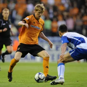 Clash of the Midfield Maestros: Andy Keogh vs Jason Koumas at DW Stadium - Wolverhampton Wanderers vs Wigan Athletic, Barclays Premier League, August 18, 2009