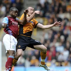 Clash of the Midfield Titans: David Jones vs Nigel Reo-Coker - Wolverhampton Wanderers vs Aston Villa, Barclays Premier League