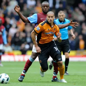 Clash of Midfield Titans: Guedioura vs. Reo-Coker - Wolverhampton Wanderers vs. Aston Villa, Barclays Premier League Clash of Midfield Titans: Guedioura vs. Reo-Coker - Wolverhampton Wanderers vs. Aston Villa, Barclays Premier League
