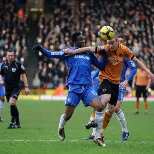 Clash of the Midfield Titans: Mikel vs. Jones in Wolverhampton Wanderers vs Chelsea Football Match Clash of the Midfield Titans: Mikel vs. Jones in Wolverhampton Wanderers vs Chelsea Football Match