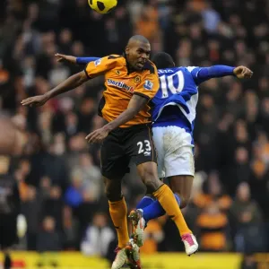 Clash at the Stadium: Ronald Zubar vs. Cameron Jerome - Wolverhampton Wanderers vs. Birmingham City, Barclays Premier League Clash at the Stadium: Ronald Zubar vs. Cameron Jerome - Wolverhampton Wanderers vs. Birmingham City, Barclays Premier League