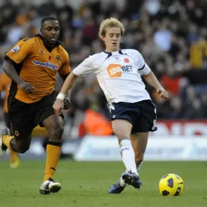 Clash of the Titans: Holden vs Ebanks-Blake - Wolves vs Bolton in the Barclays Premier League Clash of the Titans: Holden vs Ebanks-Blake - Wolves vs Bolton in the Barclays Premier League